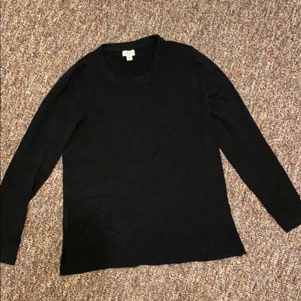 Black sweater from J.Crew
